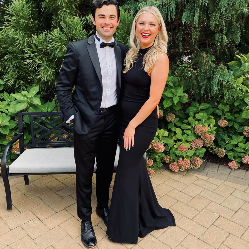 Missguided Formal Black Dress - Picture 2 of 4